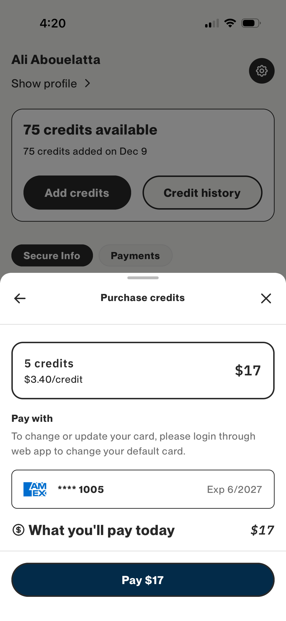 duckbill checkout screenshot